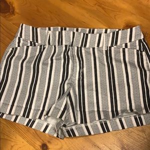 Striped old navy pixi shorts